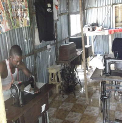 Using a sewing machine